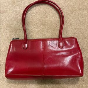 Hobo Red Leather Handbag
